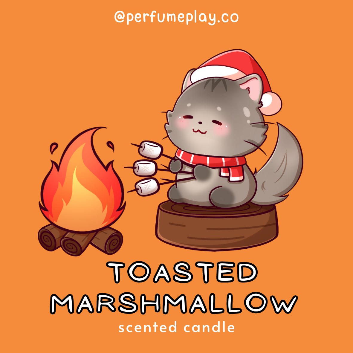 Toasted Marshmallow Scented Candle